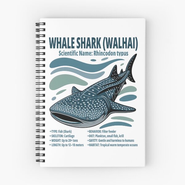 Item preview, Walhai | Whale Shark Walhai Scientific Ocean Illustration designed and sold by JessArty ⭐⭐⭐⭐⭐.