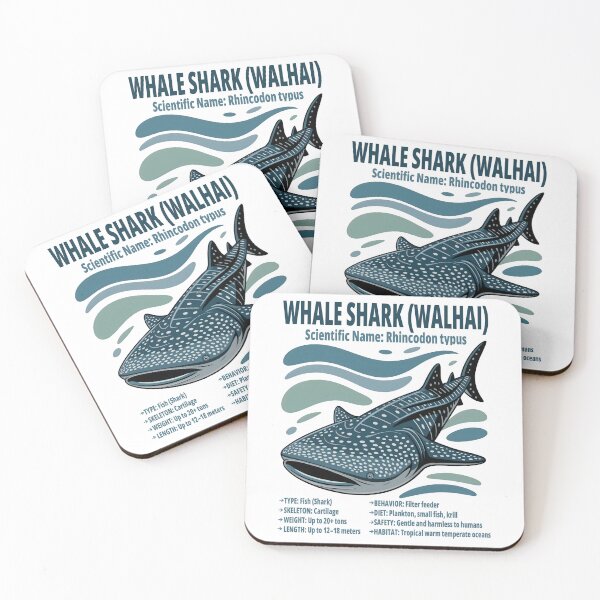 Item preview, Walhai | Whale Shark Walhai Scientific Ocean Illustration designed and sold by JessArty ⭐⭐⭐⭐⭐.