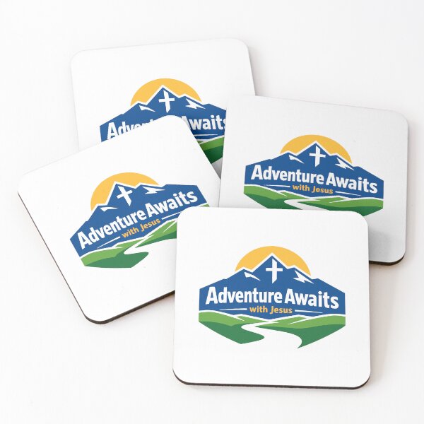 Item preview, Adventure Awaits With Jesus Geometric Mountain Design designed and sold by FunFitLife Studio.