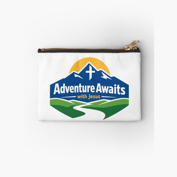 Item preview, Adventure Awaits With Jesus Geometric Mountain Design designed and sold by FunFitLife Studio.