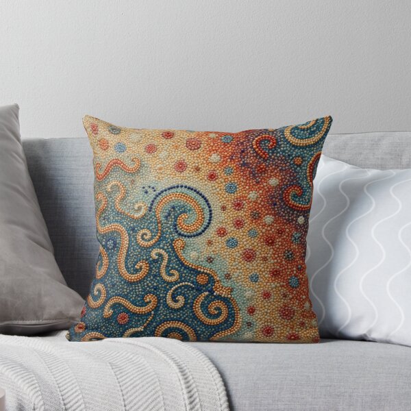 Item preview, Aboriginal Inspired Dot Art - Ocean Trail designed and sold by GrinGalore.