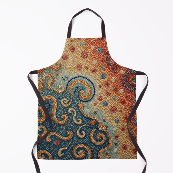 Item preview, Aboriginal Inspired Dot Art - Ocean Trail designed and sold by GrinGalore.