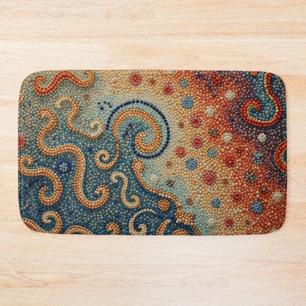 Item preview, Aboriginal Inspired Dot Art - Ocean Trail designed and sold by GrinGalore.