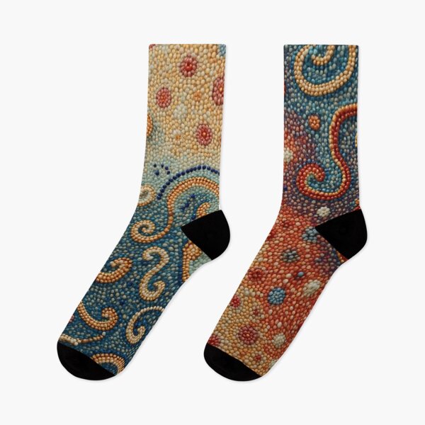 Item preview, Aboriginal Inspired Dot Art - Ocean Trail designed and sold by GrinGalore.
