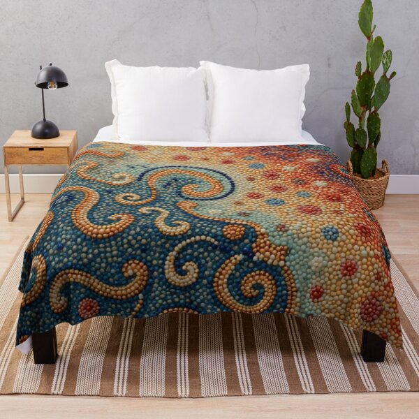Item preview, Aboriginal Inspired Dot Art - Ocean Trail designed and sold by GrinGalore.