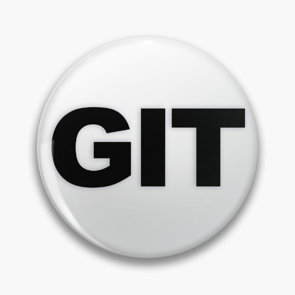 Item preview, GIT — Black Minimal Bold Type Statement designed and sold by WORDPAUSE.