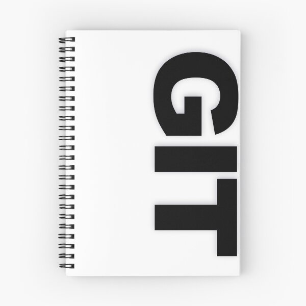 Item preview, GIT — Black Minimal Bold Type Statement designed and sold by WORDPAUSE.