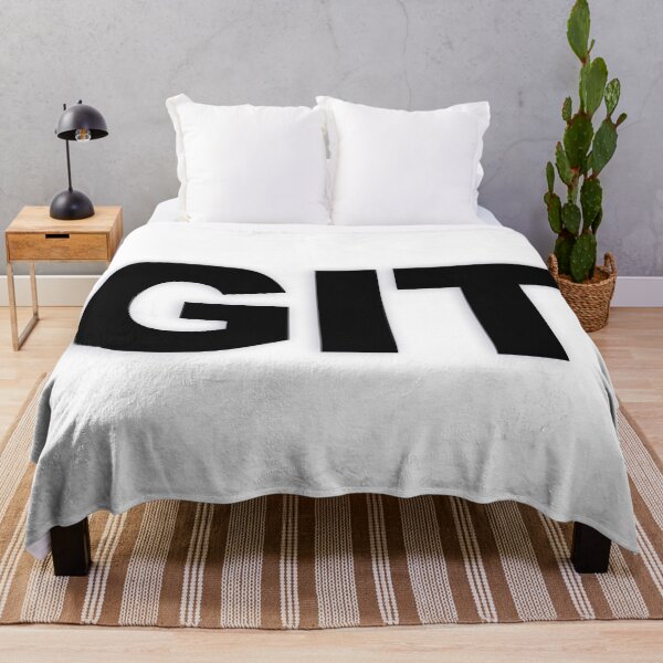 Item preview, GIT — Black Minimal Bold Type Statement designed and sold by WORDPAUSE.