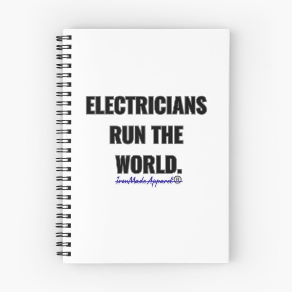 Item preview, Electricians Run The World T-Shirt – Bold Lineman Pride Graphic Tee for Skilled Trades Pros designed and sold by IronMade Apparel.