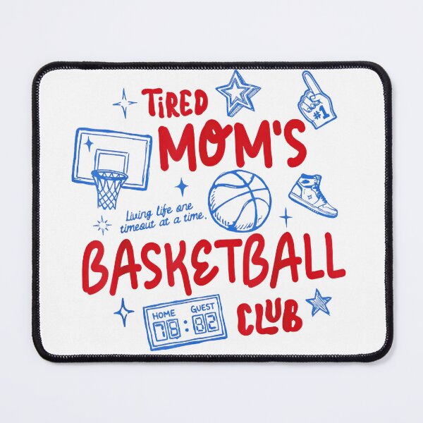 Item preview, Tired Mom’s Basketball Club – Funny Basketball Mom Shirt designed and sold by 3liegy.