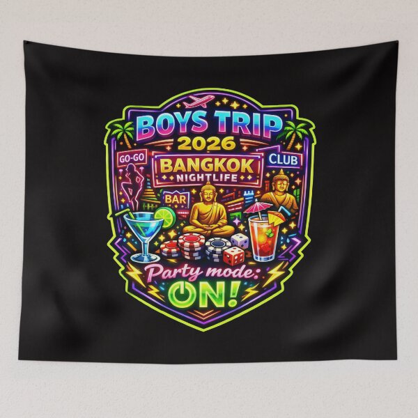 Item preview, Boys Trip 2026 Bangkok Nightlife Vacation designed and sold by SplashTastic.