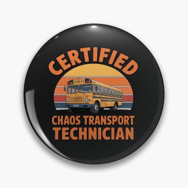 Item preview, Chaos Transport Technician Funny School Bus Driver designed and sold by TobieHatfield.