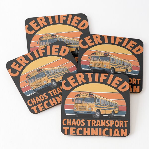 Item preview, Chaos Transport Technician Funny School Bus Driver designed and sold by TobieHatfield.