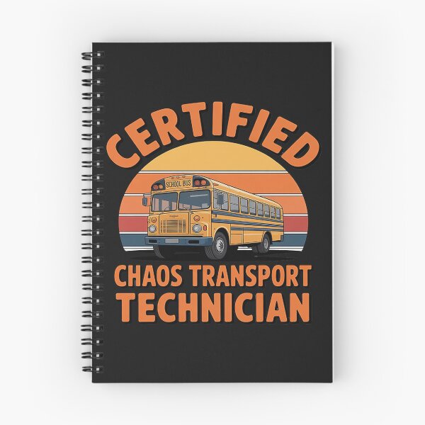 Item preview, Chaos Transport Technician Funny School Bus Driver designed and sold by TobieHatfield.