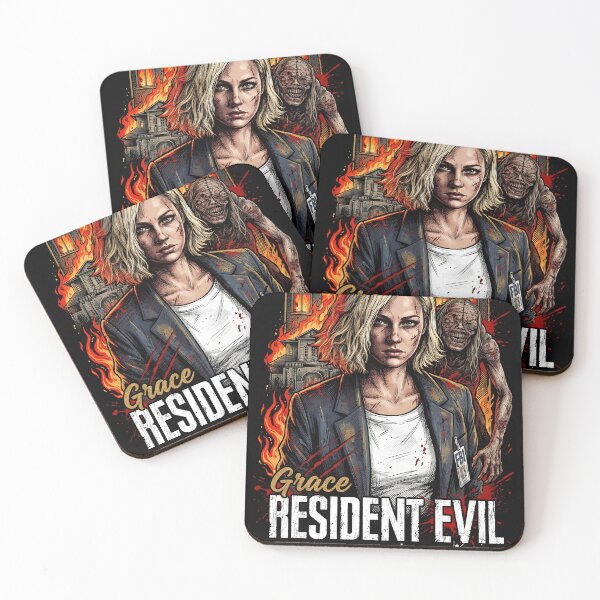 Item preview, Grace Ashcroft RE Requiem Raccoon Ruins Bioweapon Legacy Portrait designed and sold by Senpaiwaves.