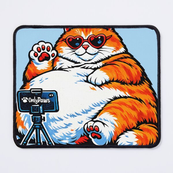 Item preview, Funny Fat Cat OnlyPaws Influencer – Follow For Belly designed and sold by WAUZ.
