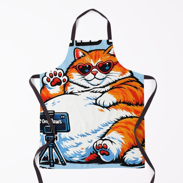 Item preview, Funny Fat Cat OnlyPaws Influencer – Follow For Belly designed and sold by WAUZ.