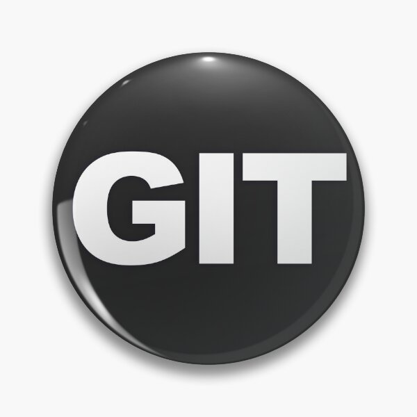 Item preview, GIT — White Minimal Bold Type Statement designed and sold by WORDPAUSE.