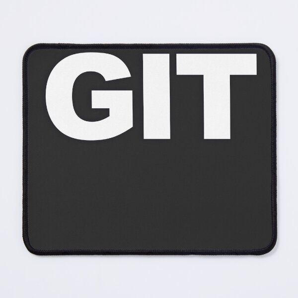 Item preview, GIT — White Minimal Bold Type Statement designed and sold by WORDPAUSE.