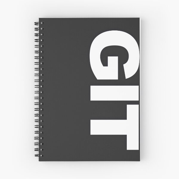 Item preview, GIT — White Minimal Bold Type Statement designed and sold by WORDPAUSE.