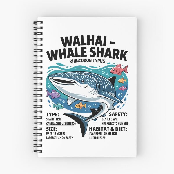 Item preview, Walhai | Whale Shark Kids Scientific Ocean Illustration designed and sold by JessArty ⭐⭐⭐⭐⭐.