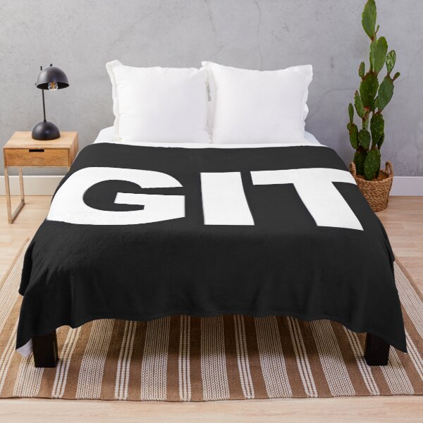 Item preview, GIT — White Minimal Bold Type Statement designed and sold by WORDPAUSE.