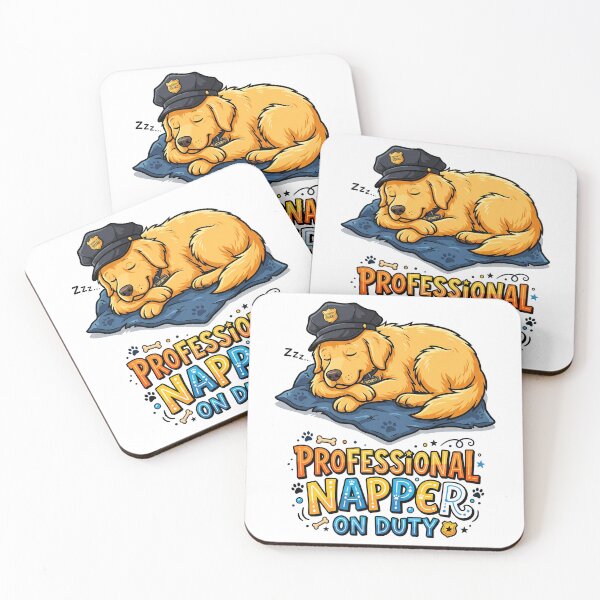 Item preview, Professional Napper On Duty Golden Retriever Sleepy Shirt designed and sold by Tong4130.
