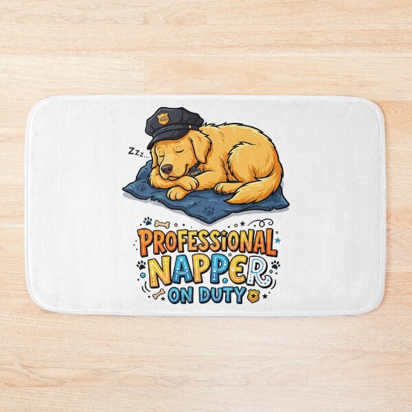 Item preview, Professional Napper On Duty Golden Retriever Sleepy Shirt designed and sold by Tong4130.