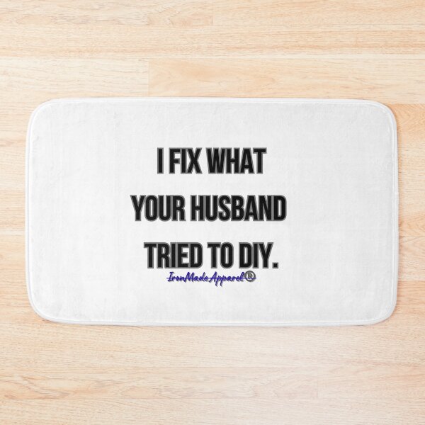 Item preview, I Fix What Your Husband Tried to DIY – Funny Electrician T-Shirt for Skilled Tradesmen designed and sold by IronMade Apparel.