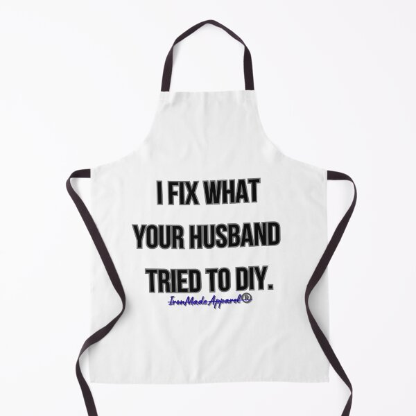 Item preview, I Fix What Your Husband Tried to DIY – Funny Electrician T-Shirt for Skilled Tradesmen designed and sold by IronMade Apparel.