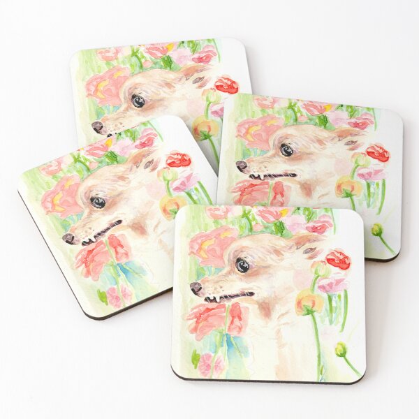 Item preview, Dog in Bloom designed and sold by LisaByHand.