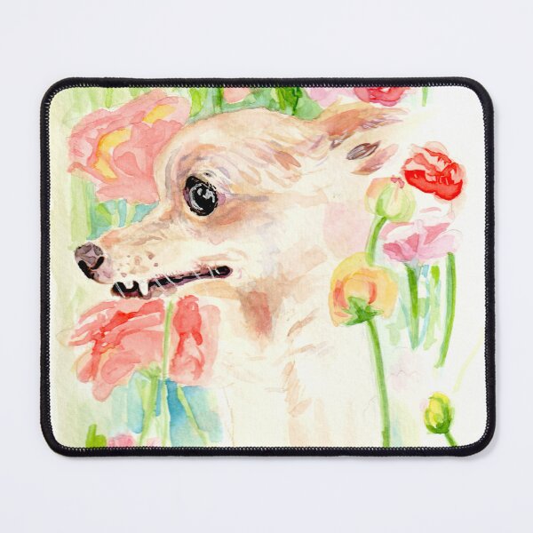 Item preview, Dog in Bloom designed and sold by LisaByHand.