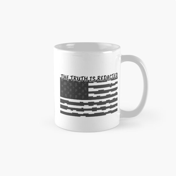 Item preview, The Truth Is Redacted – Censored American Flag Glitch Design designed and sold by Harsha Pinjani.