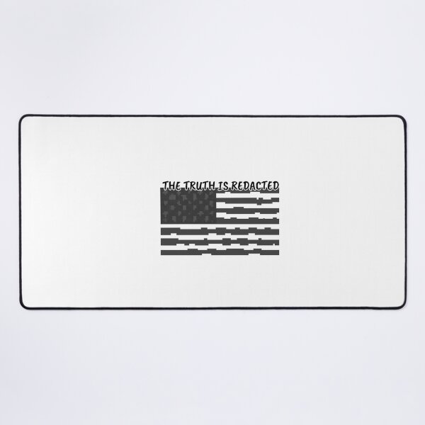 Item preview, The Truth Is Redacted – Censored American Flag Glitch Design designed and sold by Harsha Pinjani.