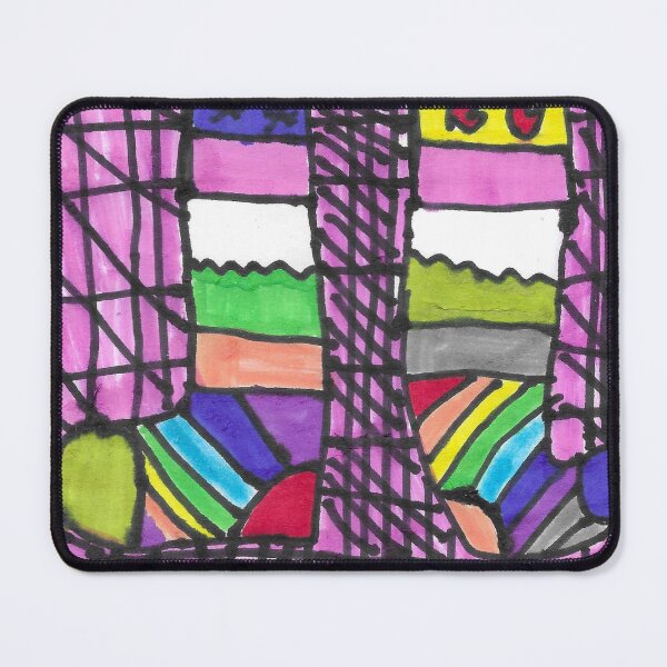 Item preview, Colorful Tights Illustration on Pink designed and sold by nimbfeja.