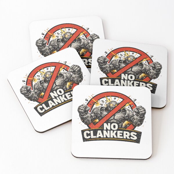 Item preview, Anti Clanker Tee designed and sold by Moai-Industries.