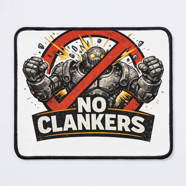 Item preview, Anti Clanker Tee designed and sold by Moai-Industries.