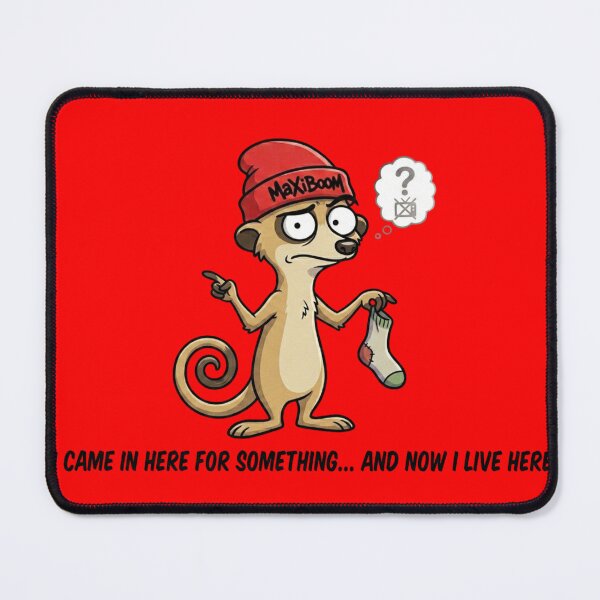 Item preview, MaXiBoOM - Forgotten Mission Funny 90s Cartoon Meerkat designed and sold by mAXiBoOM.