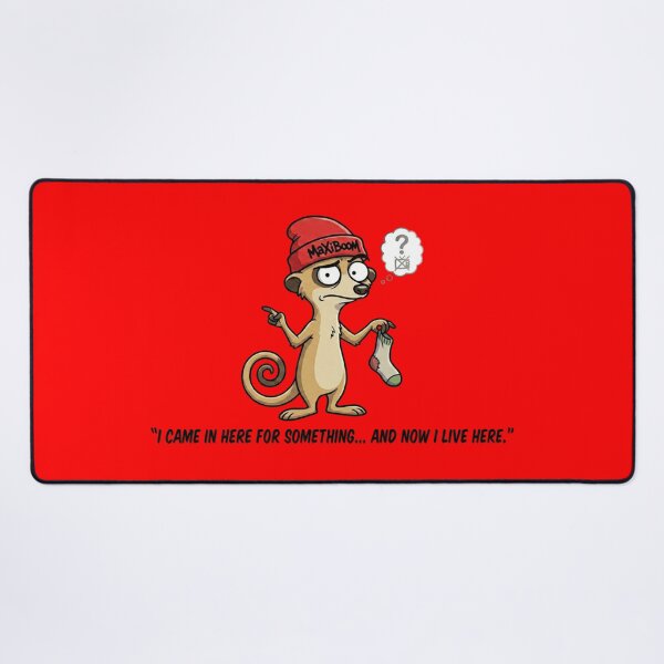 Item preview, MaXiBoOM - Forgotten Mission Funny 90s Cartoon Meerkat designed and sold by mAXiBoOM.