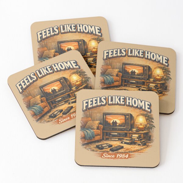 Item preview, Feels Like Home Since 1984 Retro 80s Home Decor designed and sold by SplashTastic.