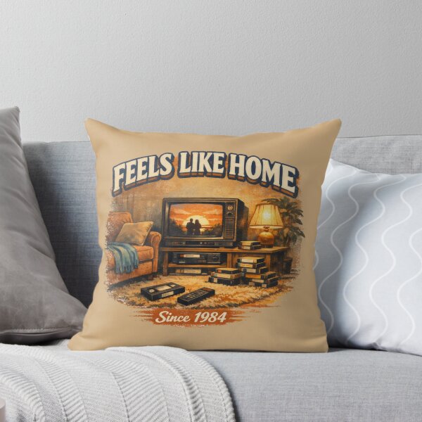 Item preview, Feels Like Home Since 1984 Retro 80s Home Decor designed and sold by SplashTastic.