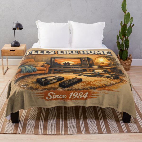 Item preview, Feels Like Home Since 1984 Retro 80s Home Decor designed and sold by SplashTastic.