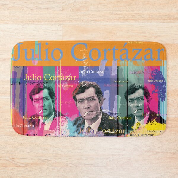 Item preview, Julio Cortázar portrait collage in Pop Art style designed and sold by Mauswohn.