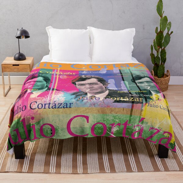 Item preview, Julio Cortázar portrait collage in Pop Art style designed and sold by Mauswohn.