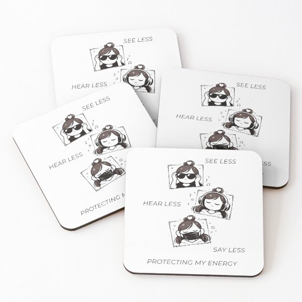 Item preview, Protecting My Energy – Minimal Introvert Character Art designed and sold by WorkXPlay.