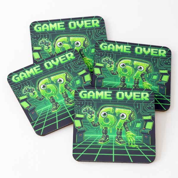 Item preview, 67 Slime Gamer - Pixel Arcade Edition designed and sold by MessyButQualified.