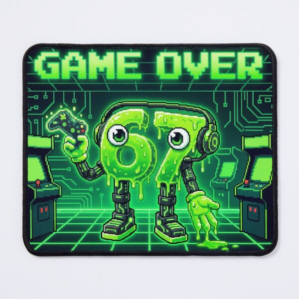 Item preview, 67 Slime Gamer - Pixel Arcade Edition designed and sold by MessyButQualified.