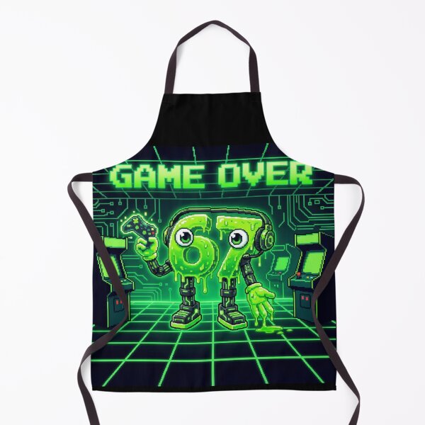Item preview, 67 Slime Gamer - Pixel Arcade Edition designed and sold by MessyButQualified.