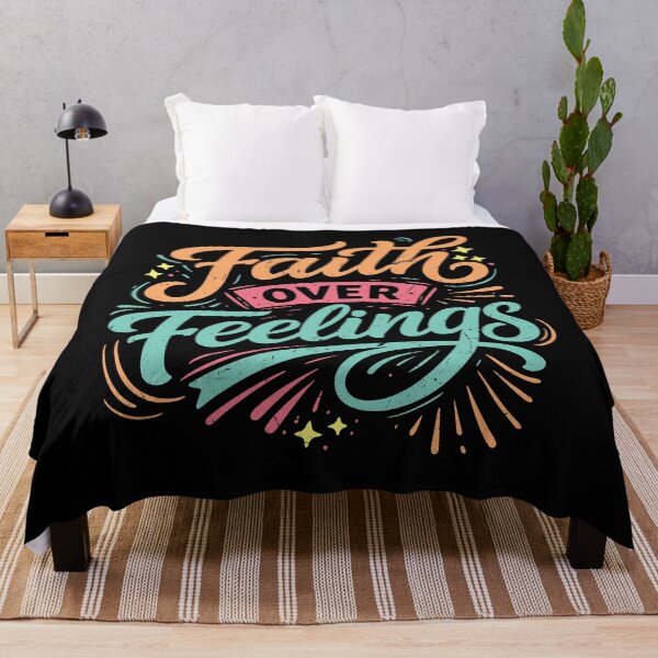 Item preview, Faith Over Feelings designed and sold by Verse & Vibes.