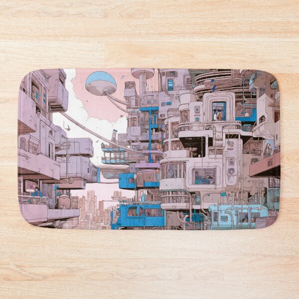 Item preview, Futuristic city of the future, modular architecture, anime designed and sold by Mauswohn.